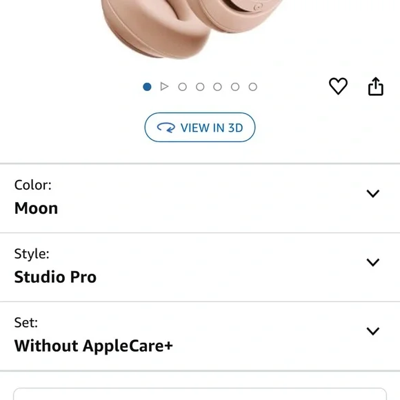 Beats by Kim Tan Headphones with Case - Picture 3 of 3